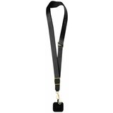 Guess crossbody popruh nylon 4G charm black ovitek za telefon vijolična Cene