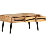 vidaXL Stolić za kavu 88 x 50 x 42 cm od masivnog bagremovog drva | shoptok.hr