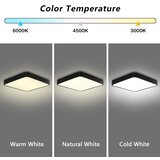  Brilagi - LED stropno svetlo POOL SQUARE LED/48W/230V 50x50 cm crna | Eponuda.com