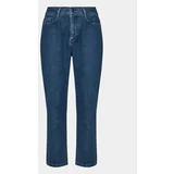 Sisley Jeans hlače 4QBESE020 Modra Straight Fit