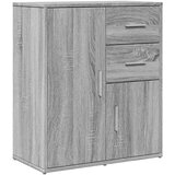  Komoda siva boja hrasta 60x31x70cm od konstruiranog drva | shoptok.hr