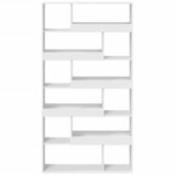  Regal za knjige bijeli 100 x 33 x 187,5 cm konstruirano drvo | Eponuda.com