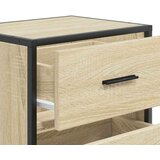 vidaXL Zidni noćni ormarići 2 kom sonoma hrast 40x31x39,5 cm | shoptok.hr