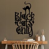 Wallity Zidna dekoracija Kat 8, 34 x 60 cm, Crna | Eponuda.ba