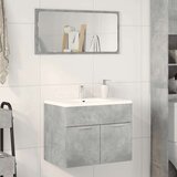 vidaXL Omarica za umivalnik betonsko siva 60x38,5x46 cm iverna plošča | Shoptok.si