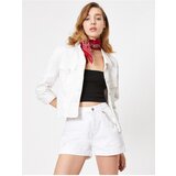 Koton Shorts - White - Normal Waist | shoptok.hr