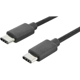 USB kabel USB 2.0 USB-C® vtič\, USB-C® vtič 1.00 m črna AK-300138-010-S, (20416568)