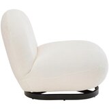 P & B FOTELJ, bela tekstil | Shoptok.si