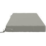  Jastuk za sjedalo SOEST 100% poliester Siva 120 x 60 x 10 cm Slike