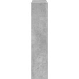 vidaXL Okvir za kamin boja betona 81x18x82 cm od konstruiranog drva | shoptok.hr