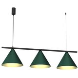 Viseći luster na sajli CAPITAL 3xGX53/15W/230V u zelenoj boji | Eponuda.com