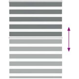 vidaXL Zavjesa zebra 100x100 cm širina tkanine 95,9 cm poliester | shoptok.hr