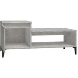 Stolić za kavu boja betona 100x50x45 cm od konstruiranog drva | shoptok.hr