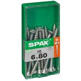 SPAX Univerzalni vijak T-Star plus (Ø x Do: 6 x 80 mm, Površina WIROX, T-Star plus, 10 kos) | Shoptok.si
