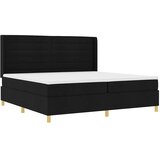  Krevet s opruga kutije s madracem Crna 200 x 200 cm tkanina | shoptok.hr