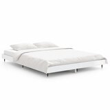  Okvir za krevet visoki sjaj bijeli 140x190 cm konstruirano drvo | shoptok.hr