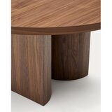Kave Home Okrugao blagovaonski stol s pločom stola u dekoru oraha ø 150 cm Nealy – | shoptok.hr