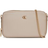 Calvin Klein Ročna torba Minimal Mono Camera Bag LV04K1086G Bež | Shoptok.si