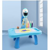  Stolić s projektorom za crtanje Robot - plavi | Shoptok.si