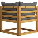  Klop za 2 osebi s temno sivimi blazinami | Shoptok.si
