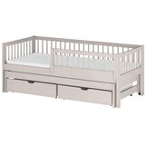  Drveni dječji krevet Softi s dodatnim krevetom i ladicom - kašmir - 200x90 - Bez madraca | shoptok.hr