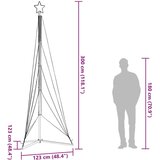 vidaXL Lučke za novoletno jelko 525 LED diod modre 302 cm | Shoptok.si