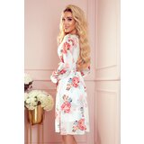 Numoco Women's chiffon dress with neckline | shoptok.hr