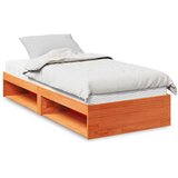  Dnevni krevet s madracem voštano smeđi 90 x 190 cm od borovine | shoptok.hr