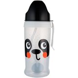 Canpol BabiesBoo Sport Cup sportska boca sa slamkom s utegom Panda 350 ml | shoptok.hr