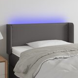  LED uzglavlje sivo 103x16x78/88 cm od umjetne kože | shoptok.hr