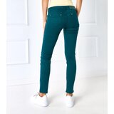 Gemre Black fabric trousers with Sylvain belt | shoptok.hr