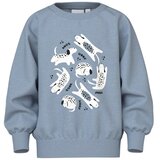 name it Sweater majica 'NMMVION' opal / crna / bijela Cijene