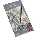  Grafitne olovke Cretacolor CLEOS Fine Art, set od 12 olovaka u limenoj kutiji (2H, F, HB - 9B) Cene