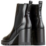 primohurt Black eco-leather boots, women's insulated high-heeled boots | Eponuda.ba