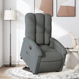 Maison Chic Naslanjač - Relax naslanjač s funkcijo vstajanja temno sivo blago, (22040242) | Shoptok.si