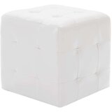  Tabure 2 kosa bel 30x30x30 cm umetno usnje - Tabure, (21662900) | Shoptok.si