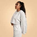 BeastPink Women‘s Bliss Cropped Sweatshirt Grey - BeastPink M | Eponuda.ba