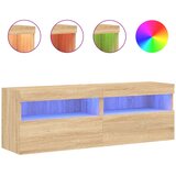  Zidni TV ormarići LED 2 kom boja hrasta sonome 60x30x40 cm | shoptok.hr