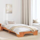  Krevetna konstrukcija Vosak smeđa 90 x 200 cm | shoptok.hr