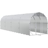  Kokošinjac Srebrna 800 x 200 x 200 cm Pocinčani čelik | shoptok.hr