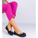 Gemre Black classic ballet flats with a bow Merasol | shoptok.hr