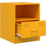  Noćni ormarići 2 kom boja senfa 34,5 x 39 x 44 cm čelični | Eponuda.com