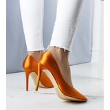 Gemre Orange Satin Stilettos Lochlan | ePonuda.com