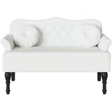  Chesterfield klupa Bijelo 120.5 x 65 x 75 cm Lažna koža | Eponuda.ba
