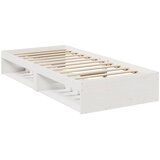 Dnevni krevet s madracem bijeli 80 x 200 cm od masivne borovine | shoptok.hr