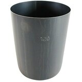  Dimovodna cijev (Ø x D: 130 x 250 mm, Debljina stijenke: 0,6 mm, Crne boje) Cijene