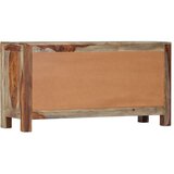 vidaXL Komoda siva 100 x 30 x 50 cm od masivnog drva šišama | shoptok.hr