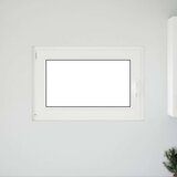  Okno za klet RISOR 100 x 50 cm PVC in steklo Bela, (5000215259) | Shoptok.si