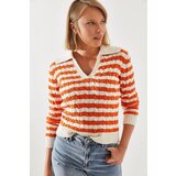 Bianco Lucci Hair Polo Neck Sweater | Shoptok.si