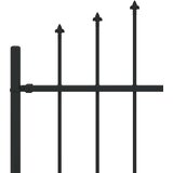  Ograda sa šiljcima Asten Crna 200 x 200 cm | Eponuda.com
